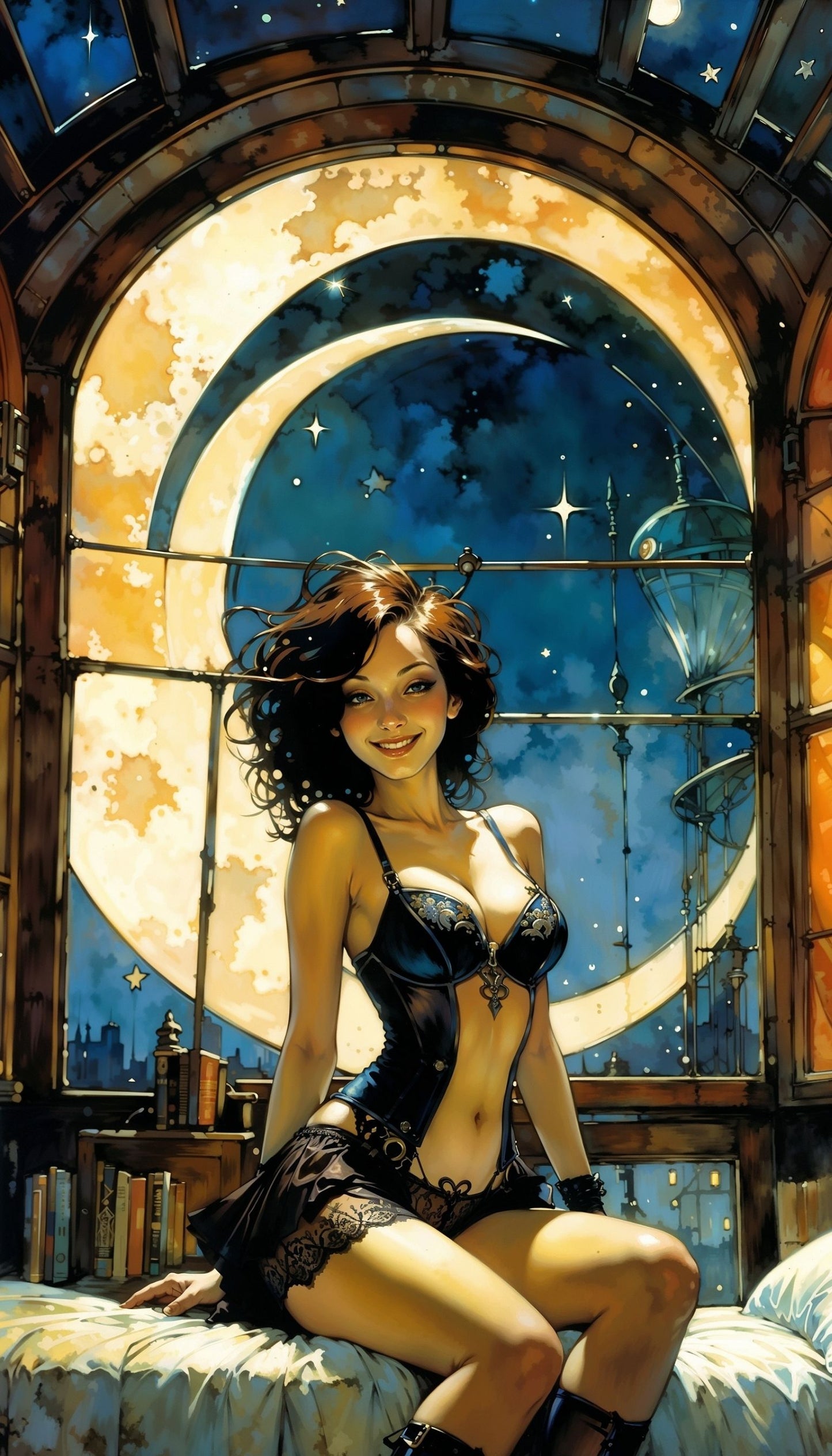 hentai manga girls, happy book, 100 images.