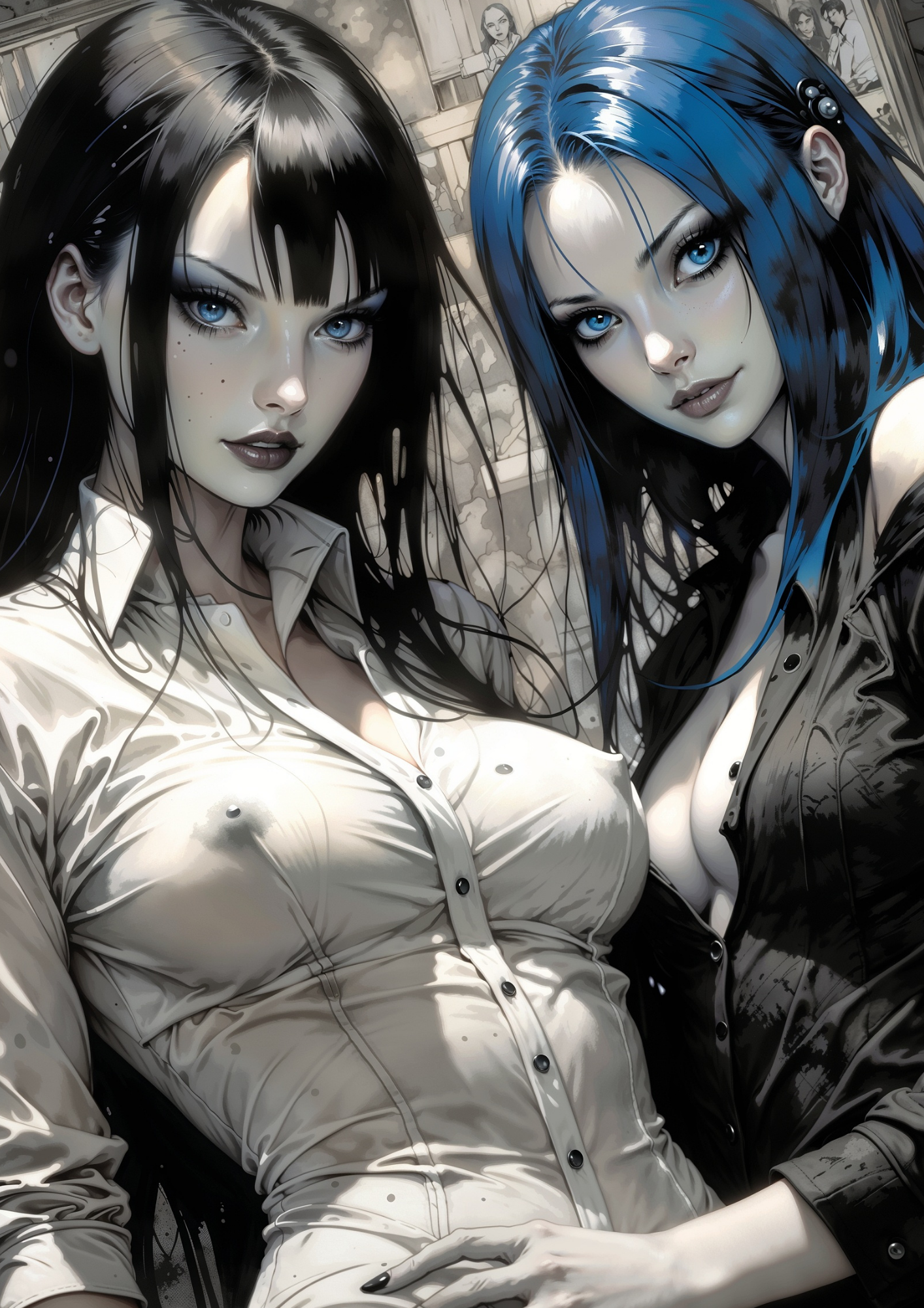 Hentai manga girls, fantasy love, 225 images.