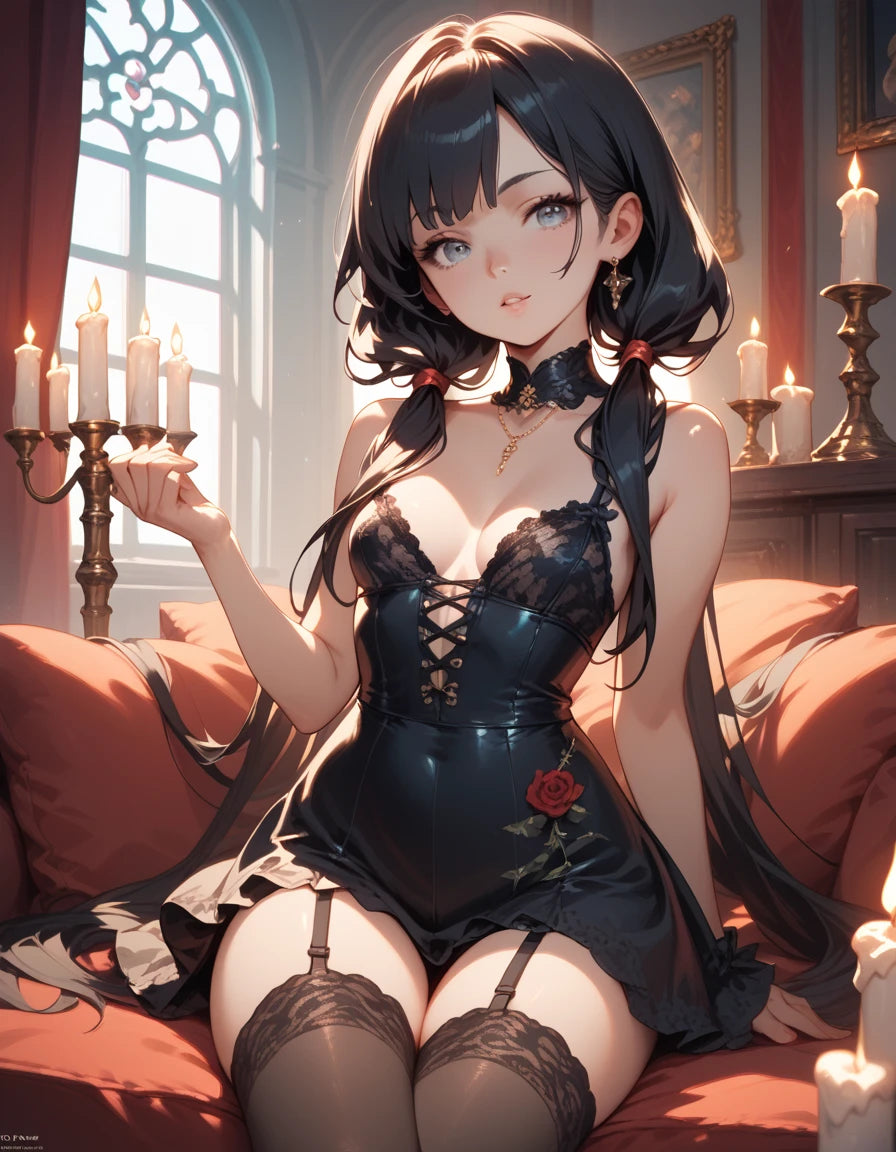 Hentai manga girls, playing with demons, 350 images.