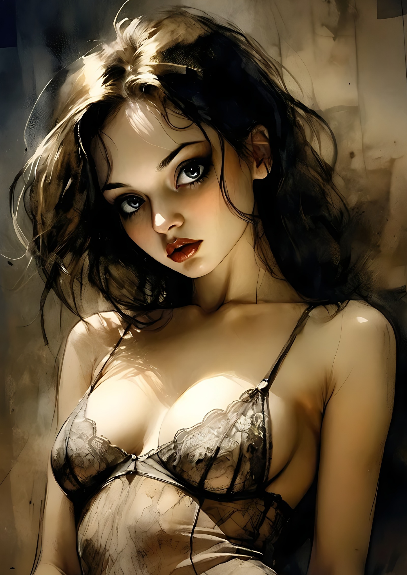 Hentai manga girls, erotism NSFW, 250 Images.