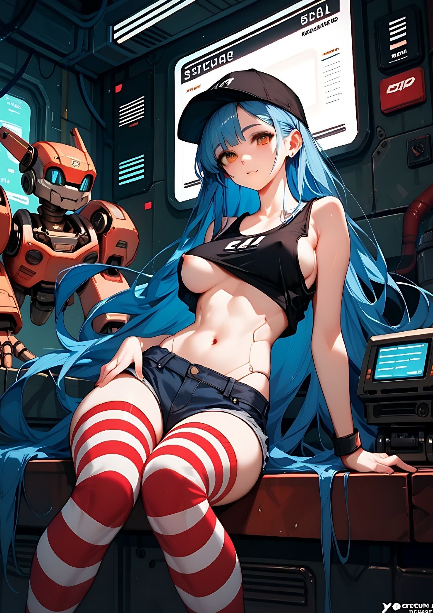 Hentai manga girls, ROBOT CITY, 220 IMAGES.