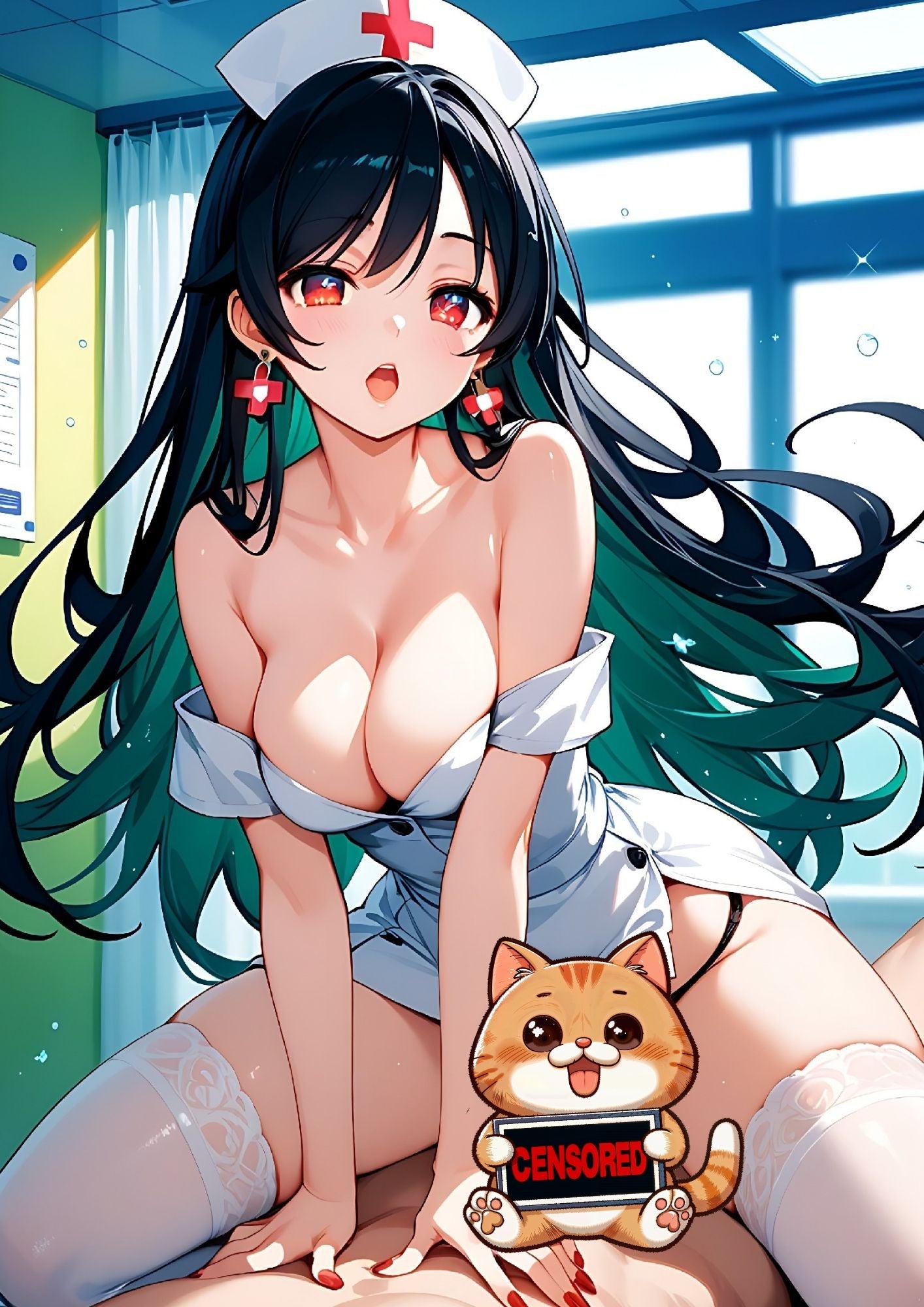 Hentai manga girls, nurse games, 160 images.
