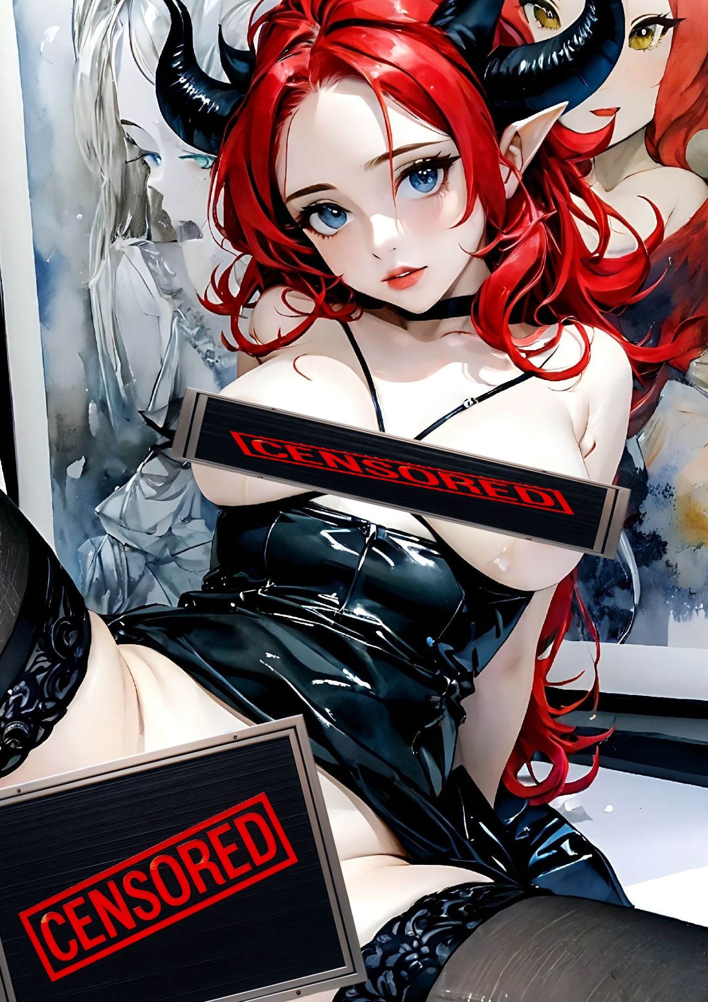 Hentai manga girls, NSFW art demons, 200 images.