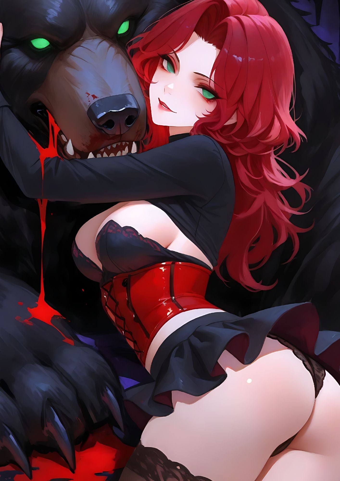 Hentai manga girls, Terrifying pleasure, 170 images.