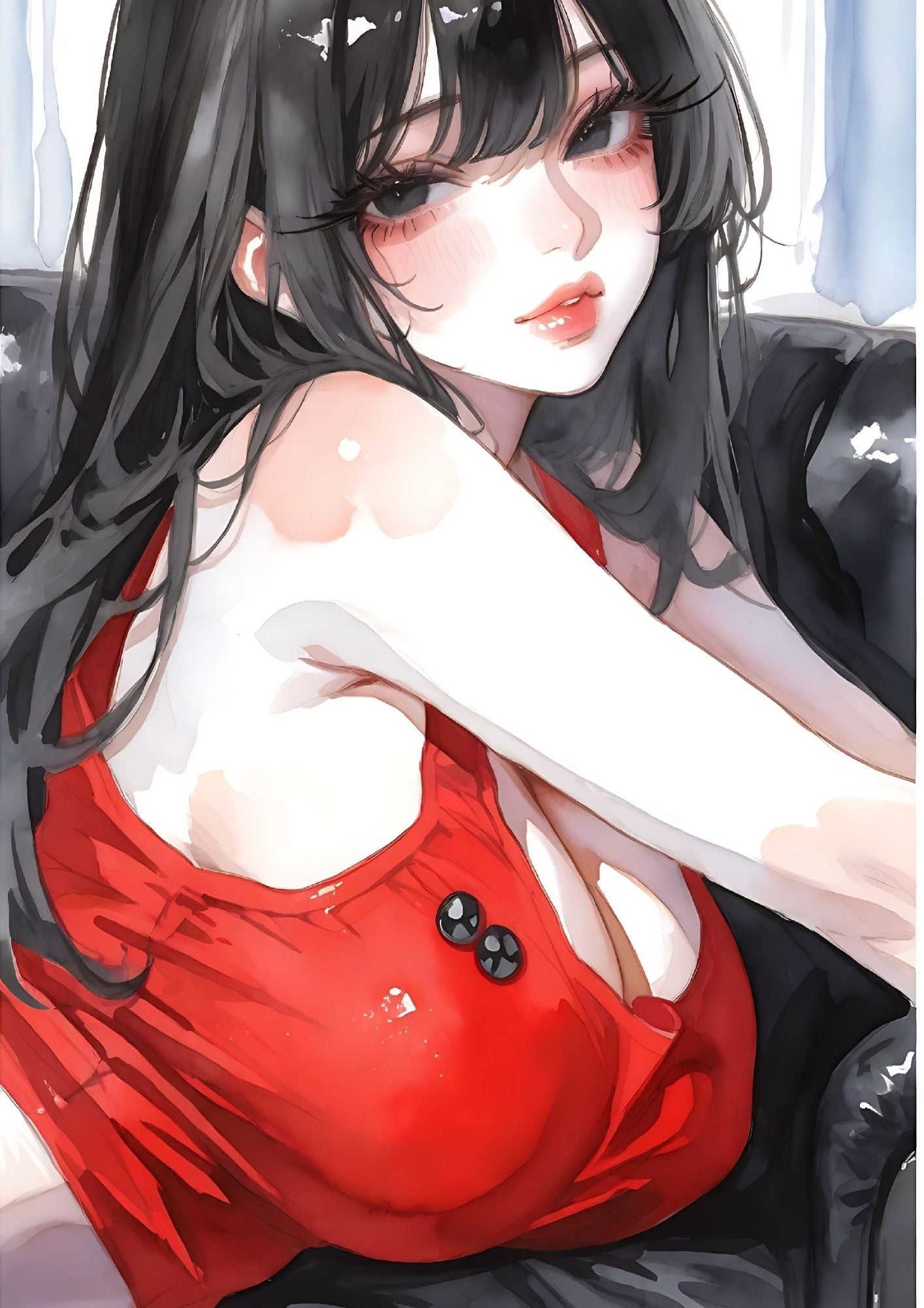 Hentai manga girls, between curves and lust, 300 images.