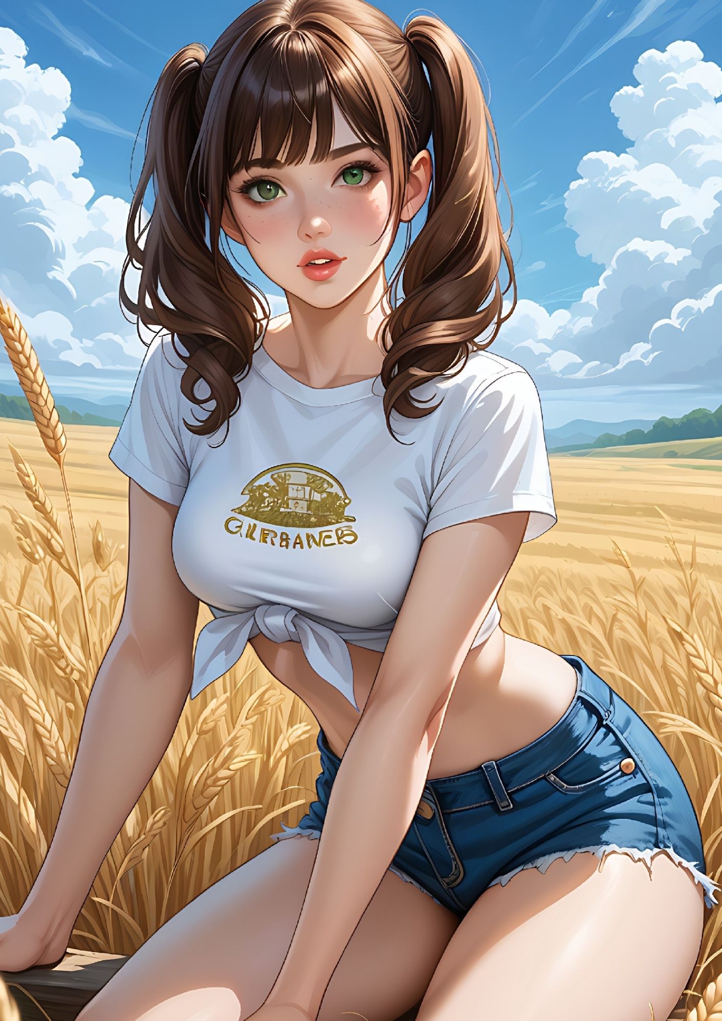 Hentai Manga girls, Life in village, 225 images