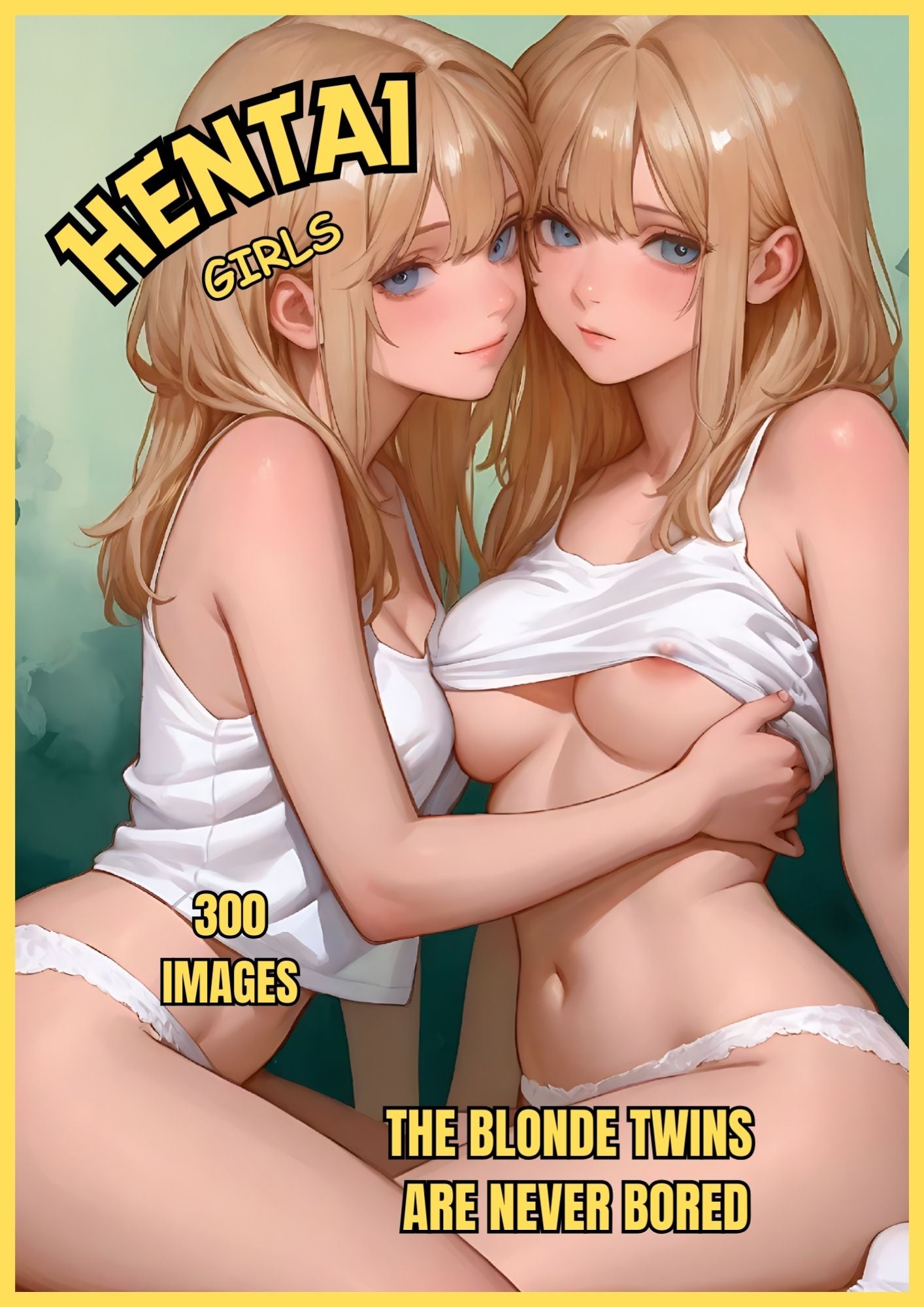 Hentai manga Girls,The blonde twins are never bored, 300 images.
