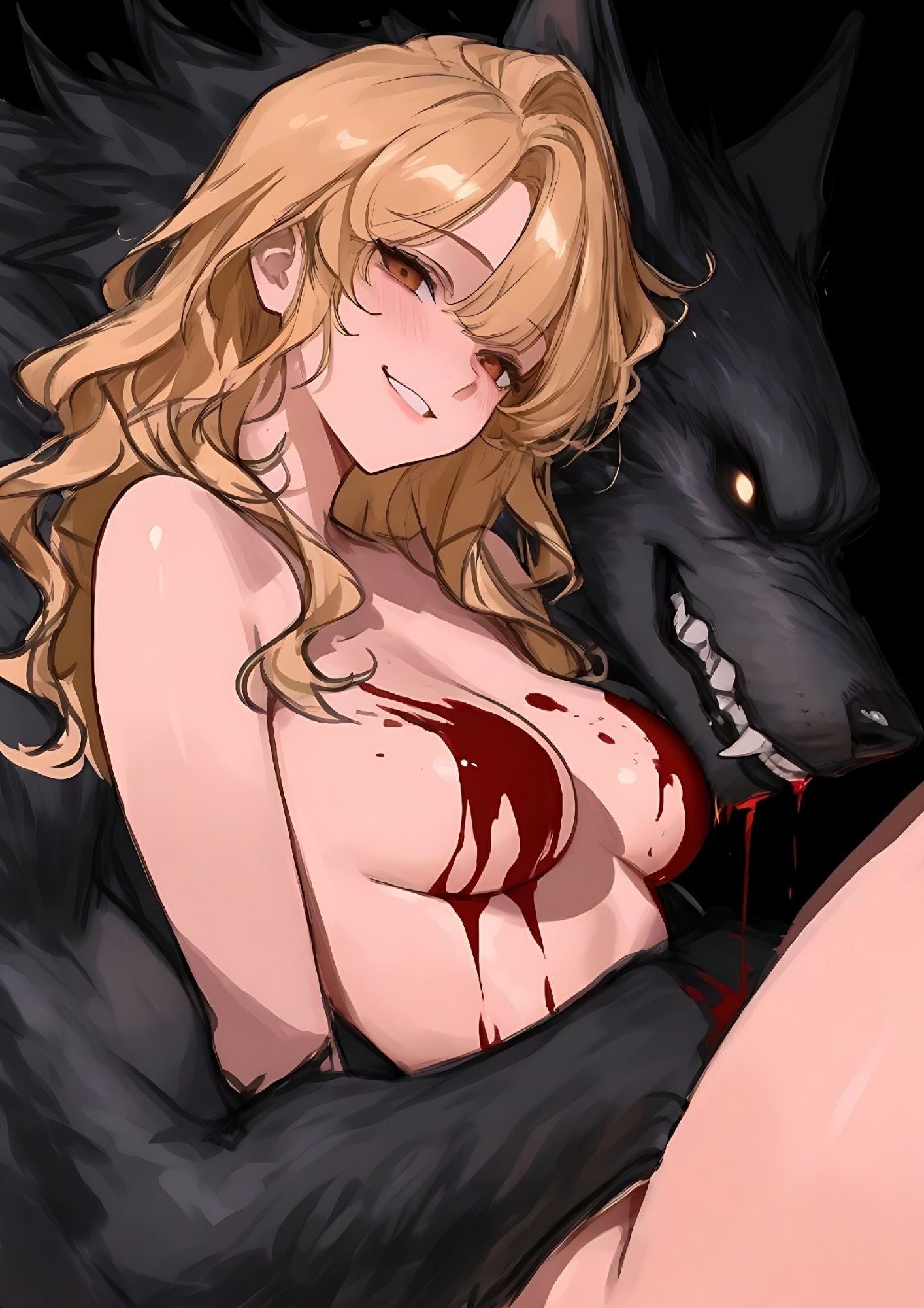 Hentai manga girls, beast night, 220 images.