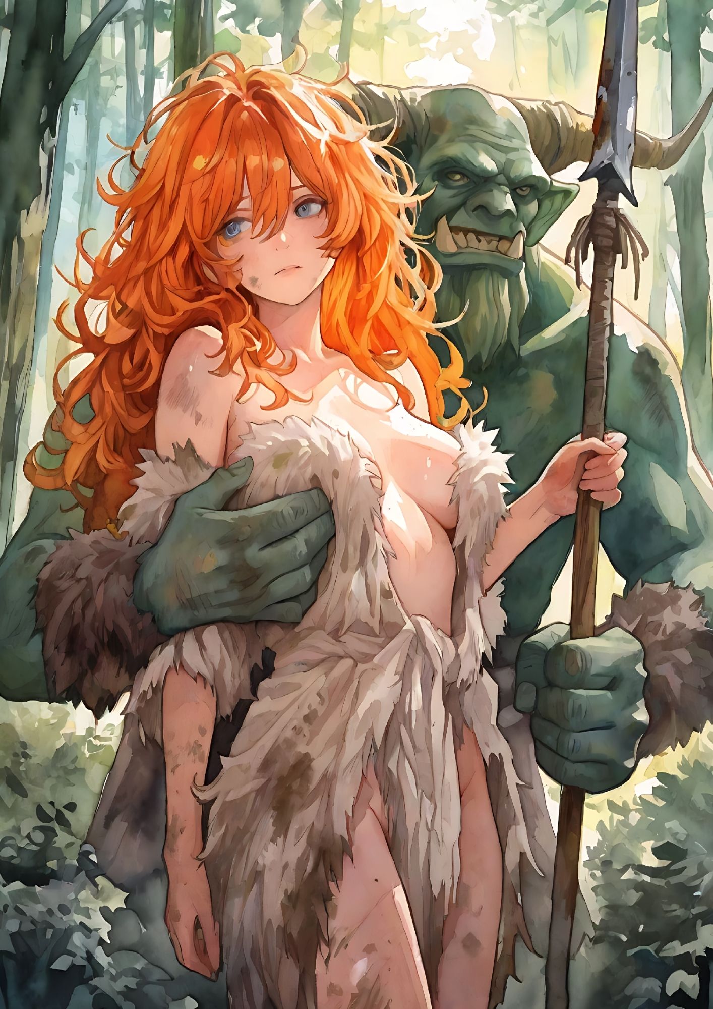 Hentai manga Girls, the Wild girl, 150 images.