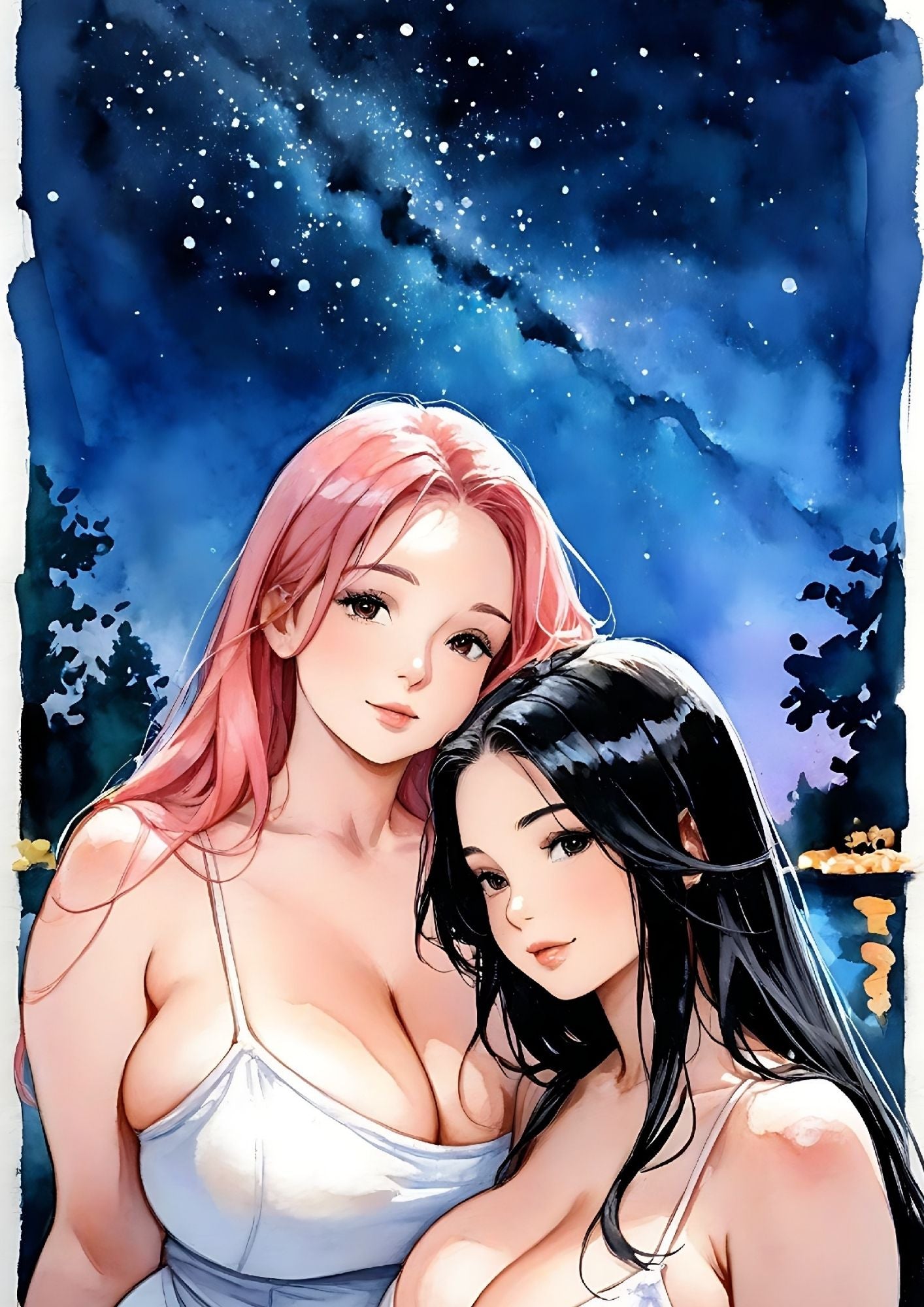 Hentai manga Girls, Super big curvy special, 350 images.