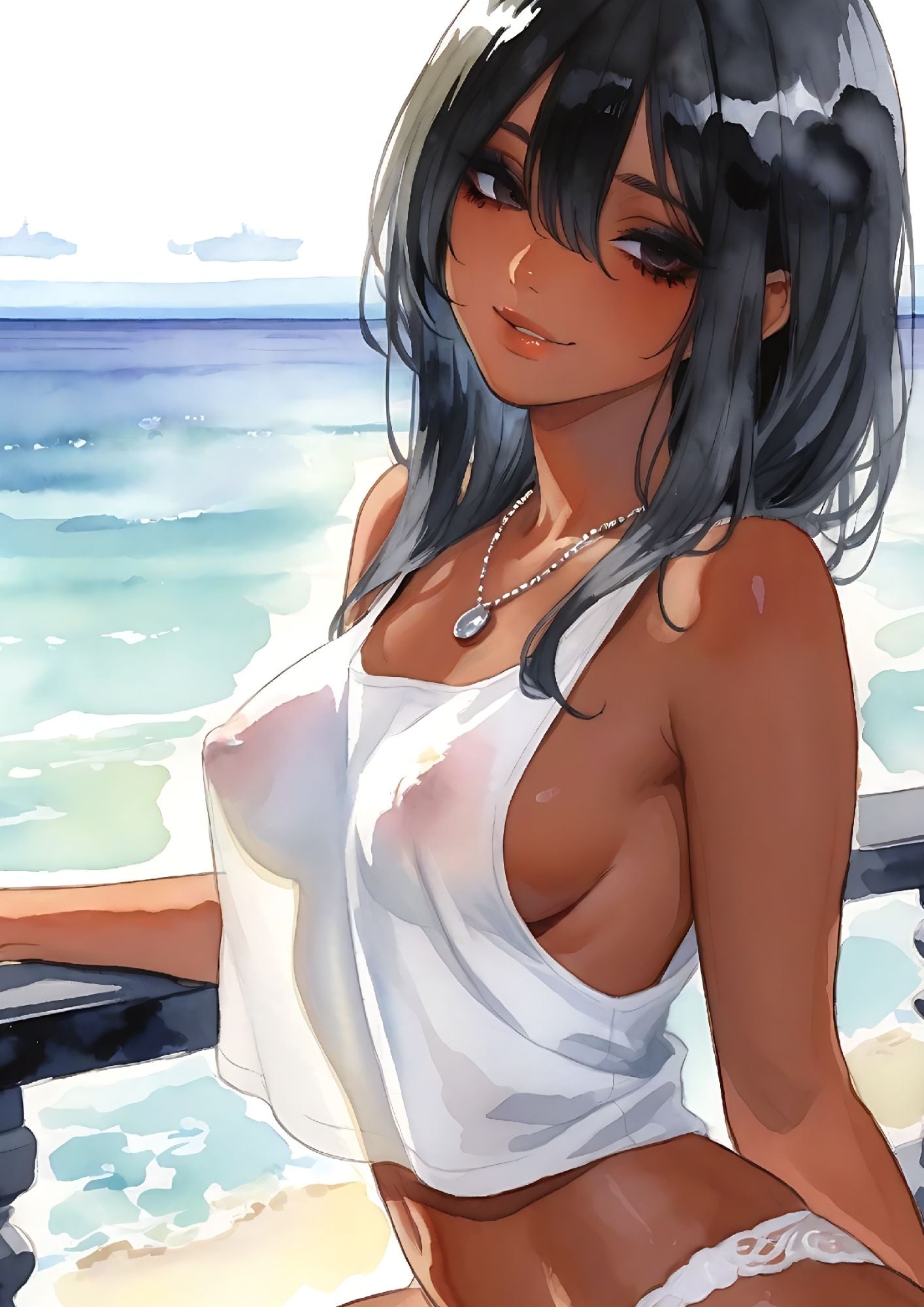 Hentai manga girls, Tropical dream, 330 images.