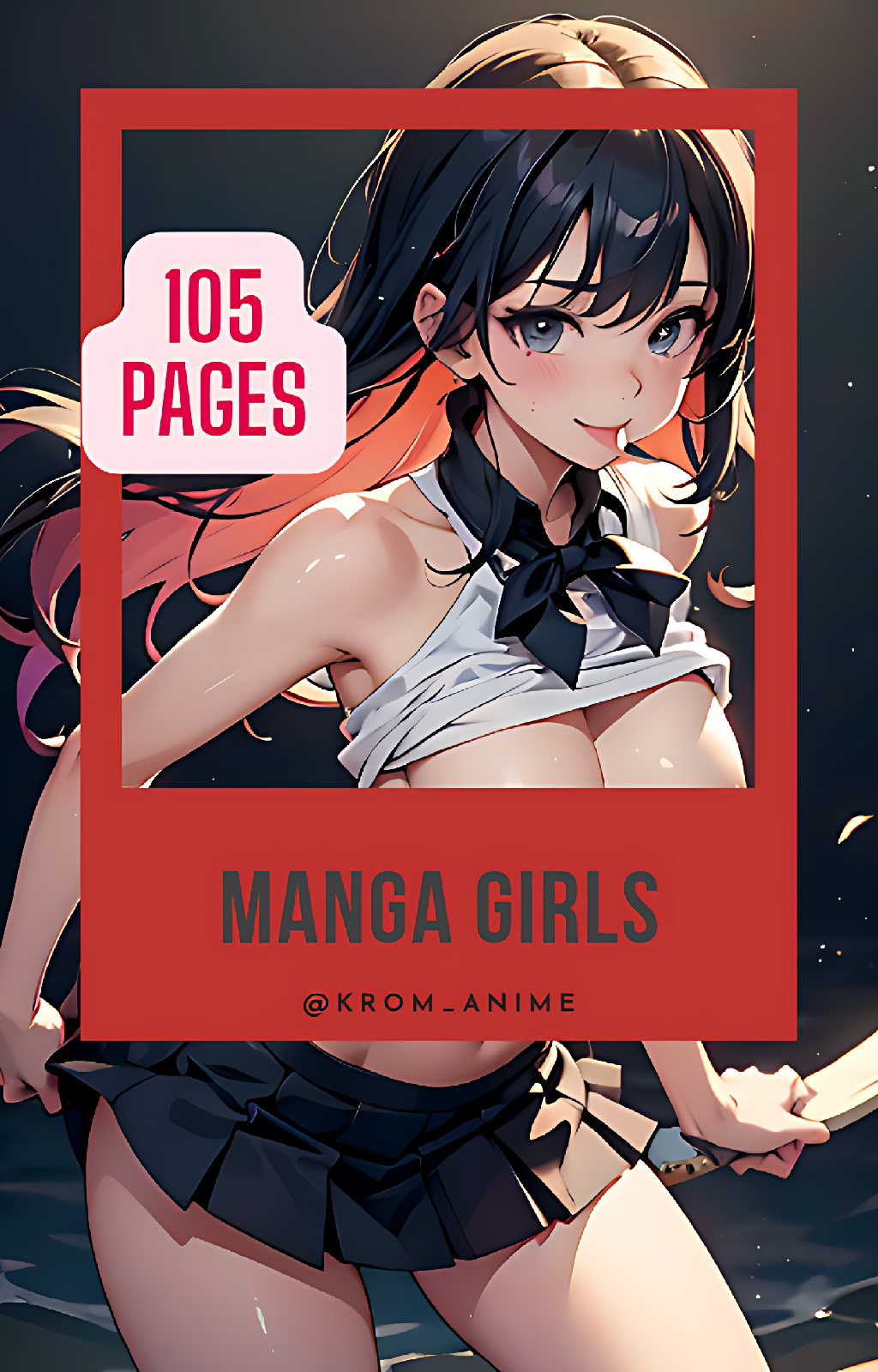 Hentai manga girls, two books, 150 images.