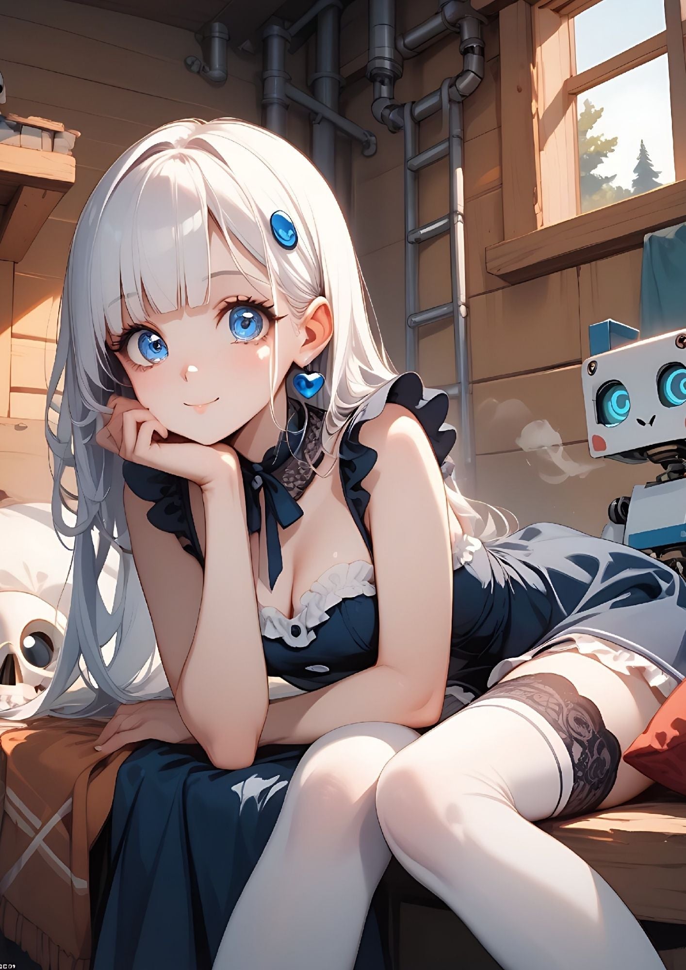 Hentai manga girls, adorable robots, 200 images.