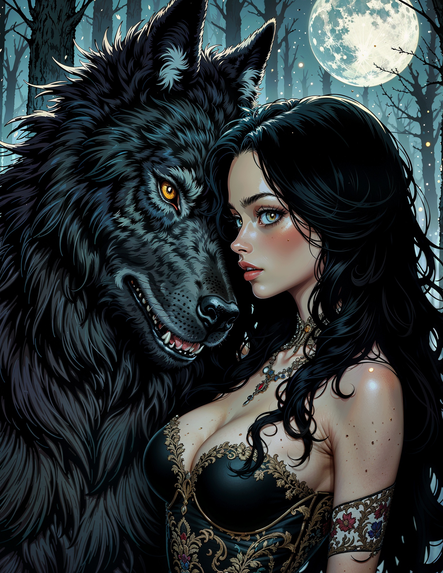 Hentai manga girls, dark NSFW art, 200 images.