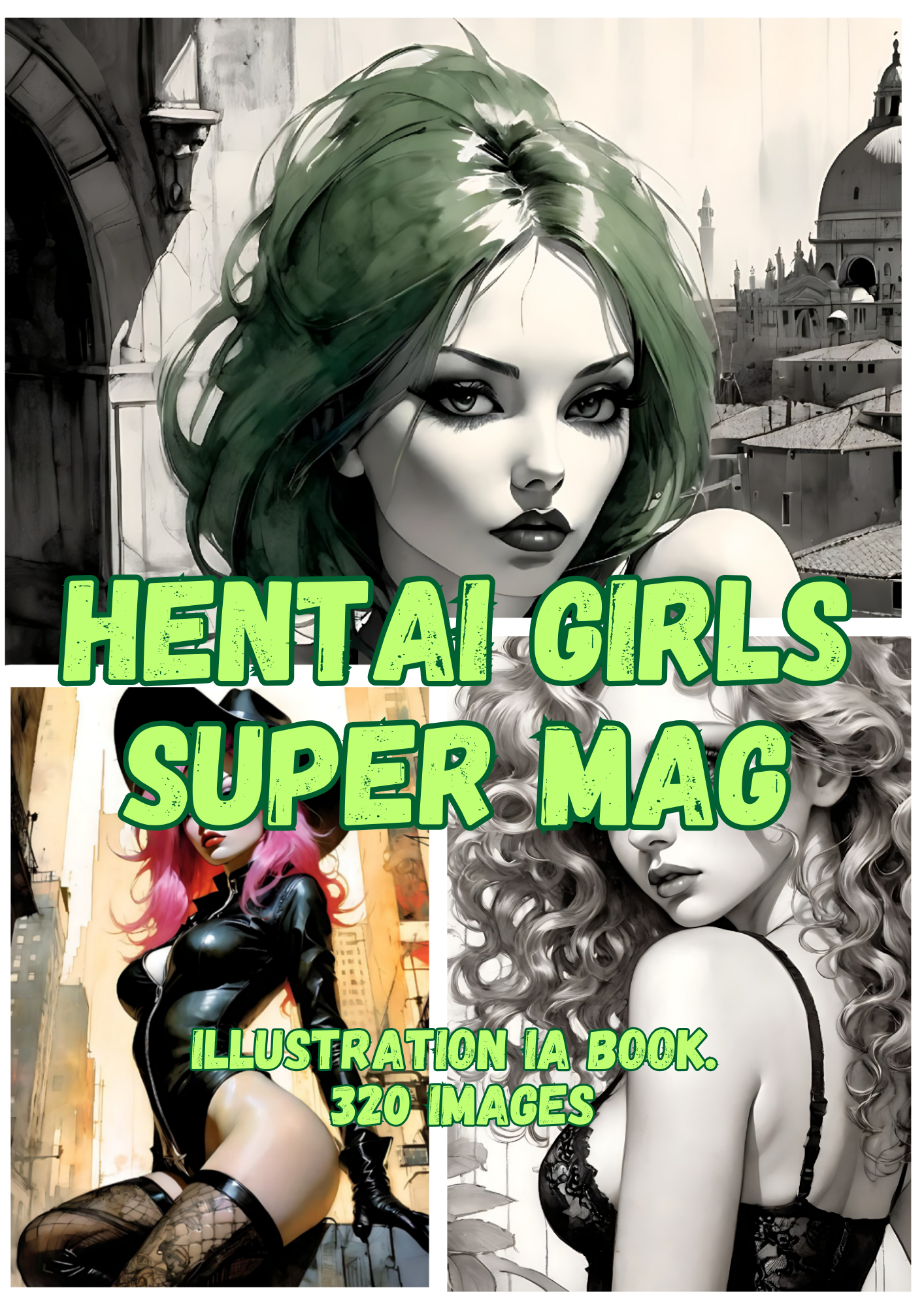 Hentai manga girls, Super Mag, 320 images.