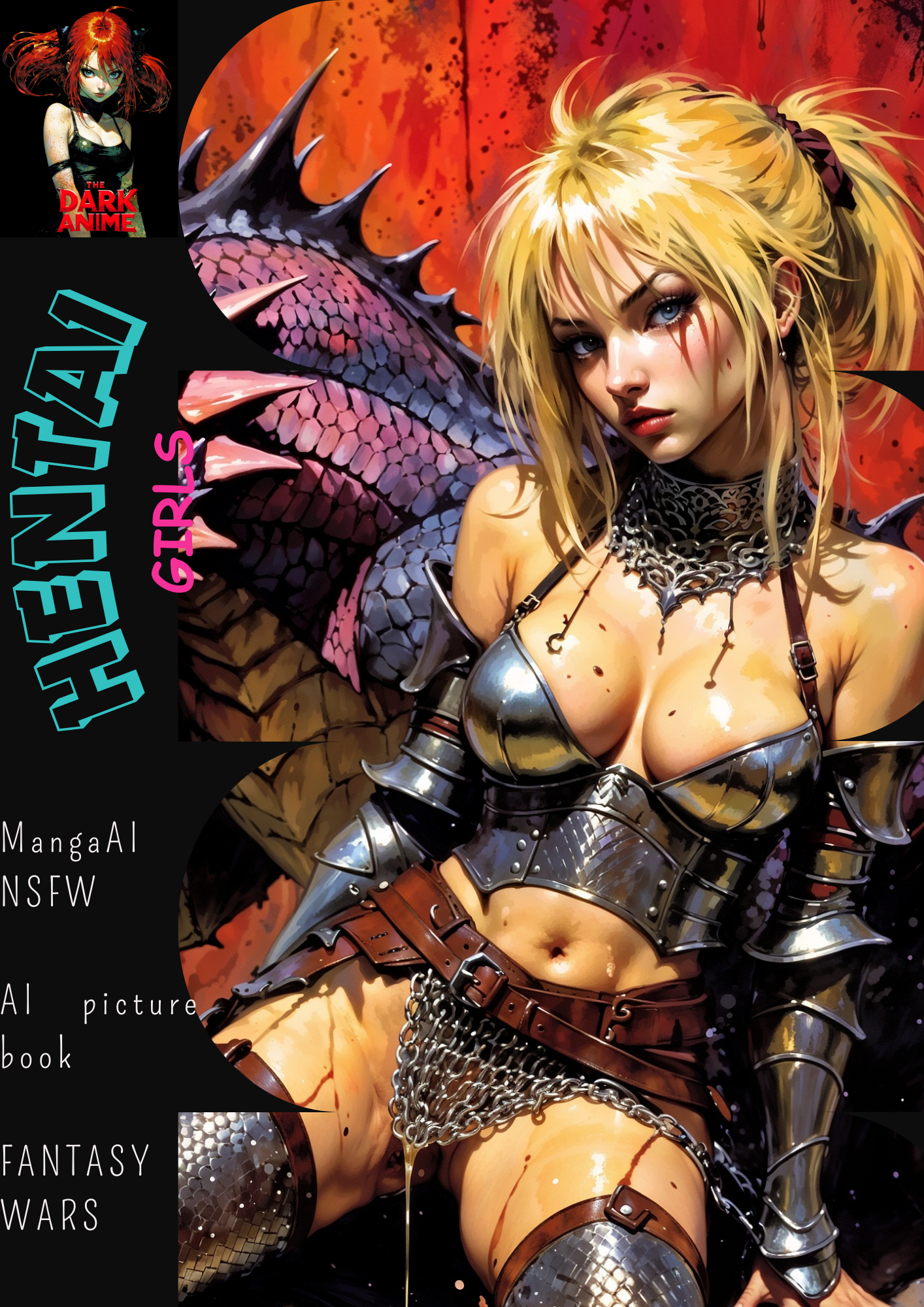 Pack Hentai manga girls, more than 1000 images, 13 ebooks in PDF