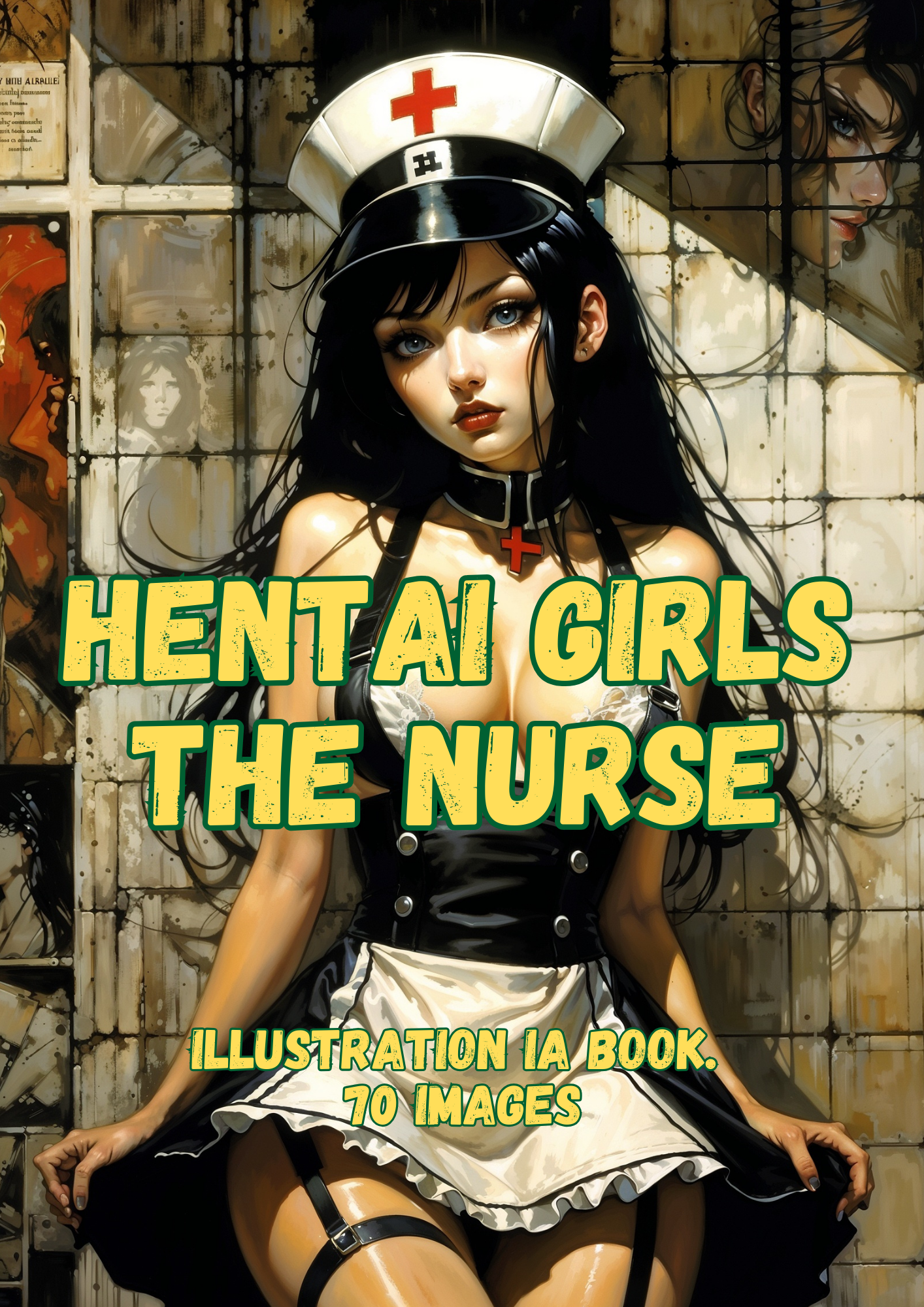 Hentai manga girls, the nurse. 70 images