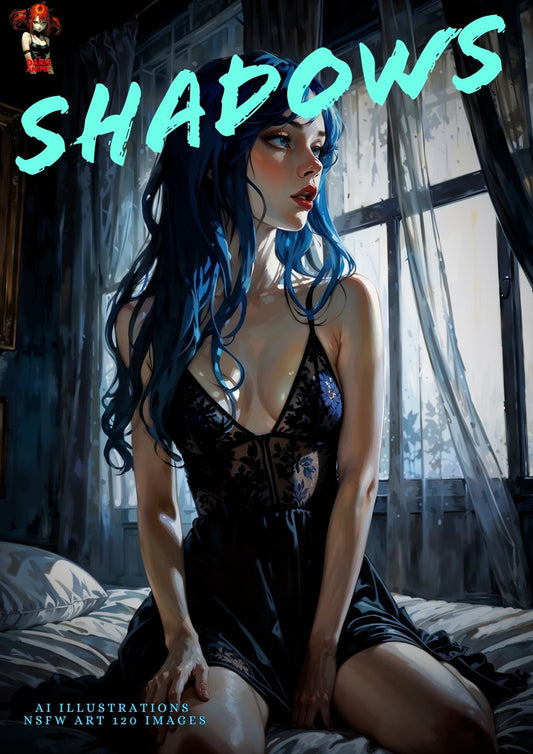 Hentai manga girls, shadows, 120 images.