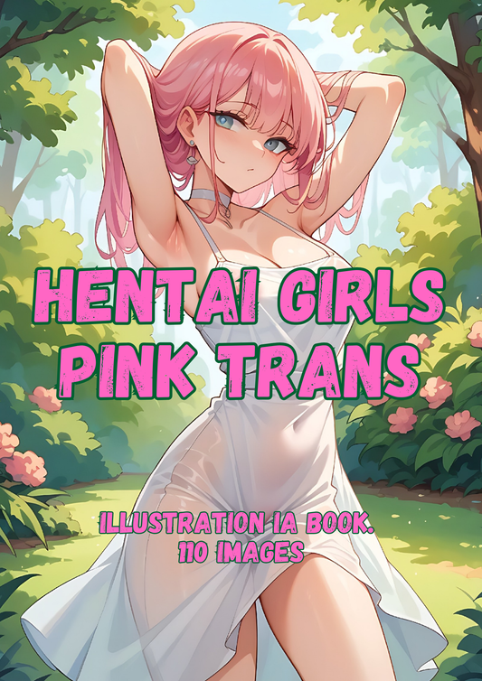 Hentai manga girls, pink trans, 110 images