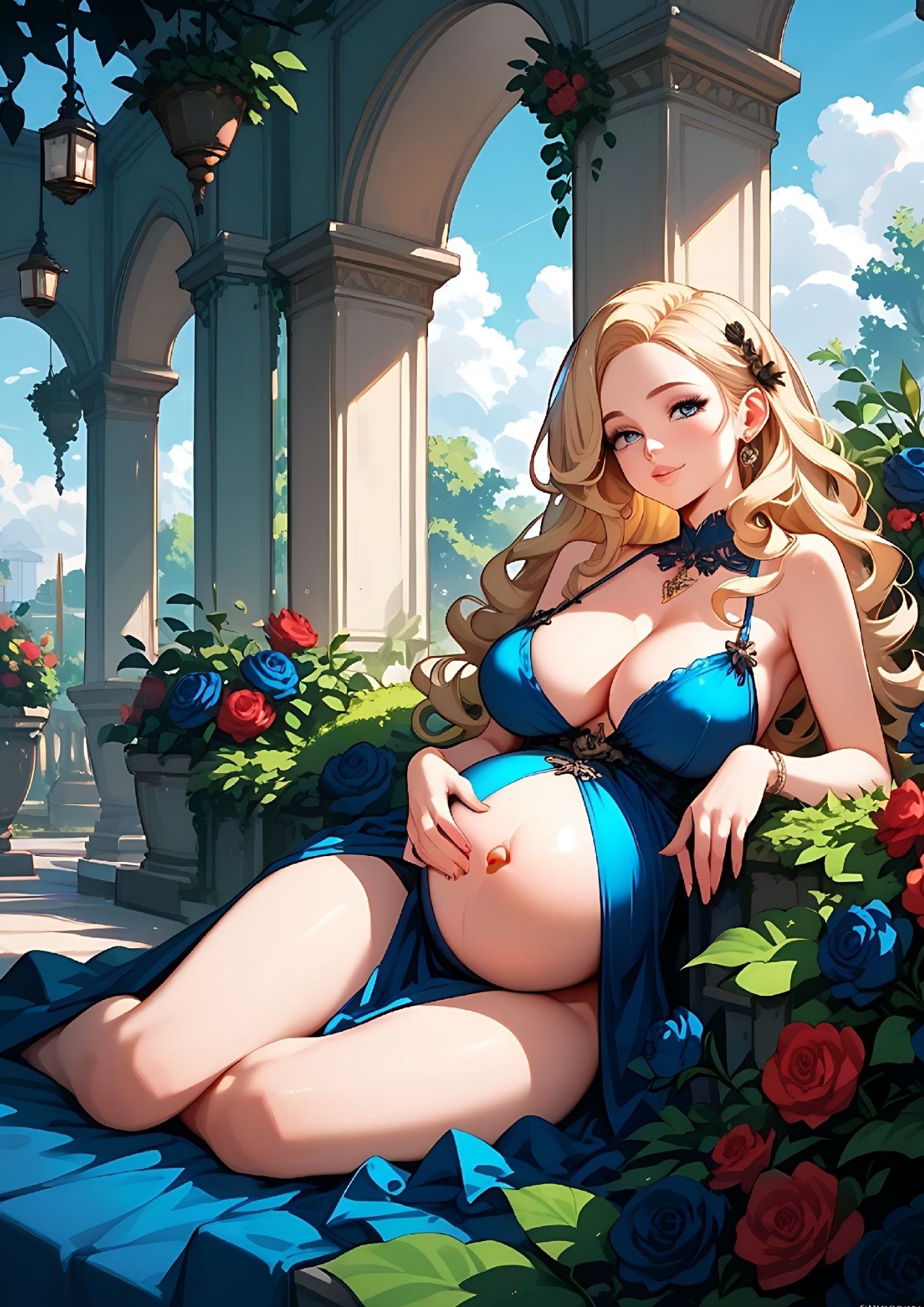 Herntai manga girls, special pregnant, 230 images.