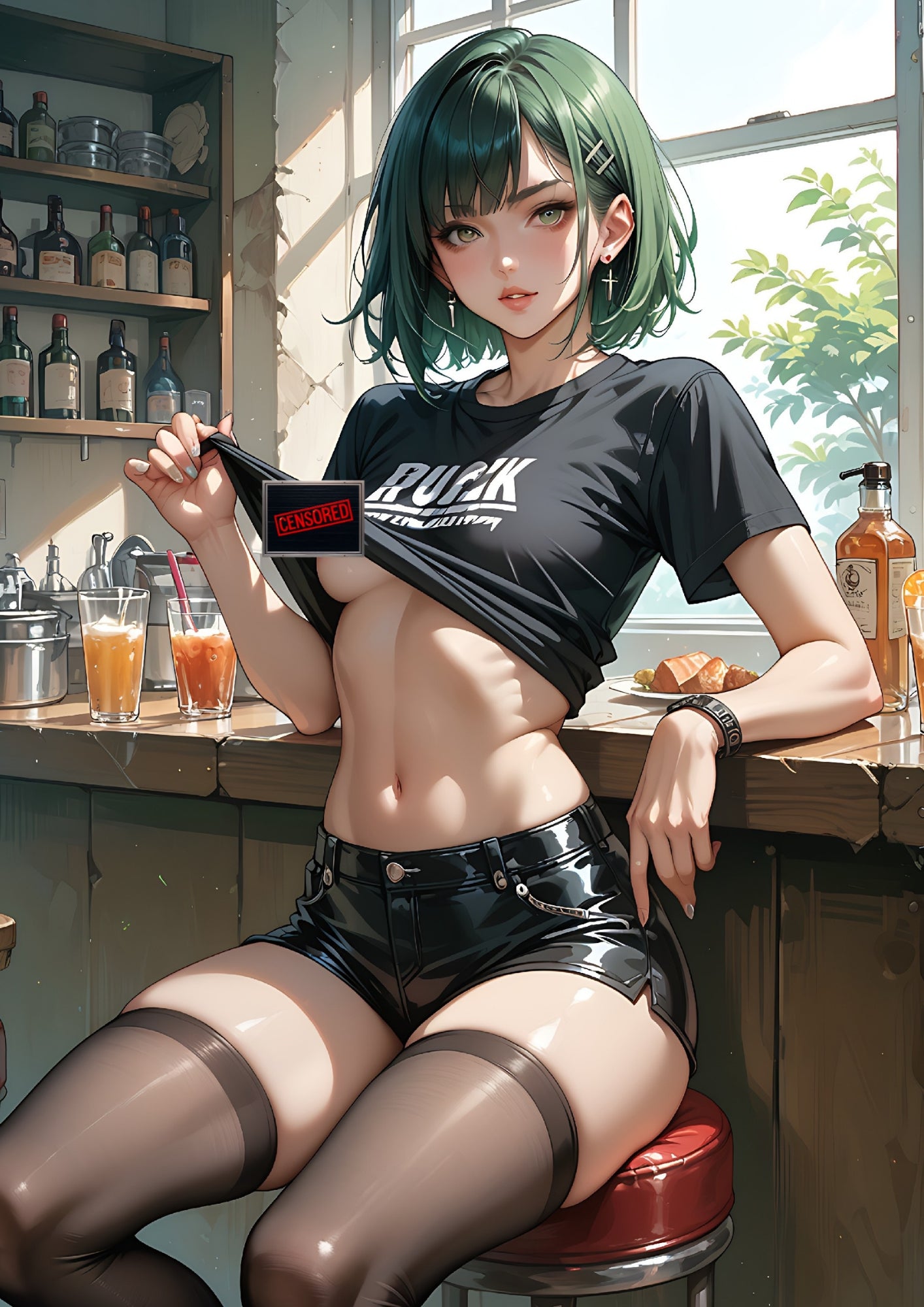 Hentai manga girls, sexy punk, 120 images-