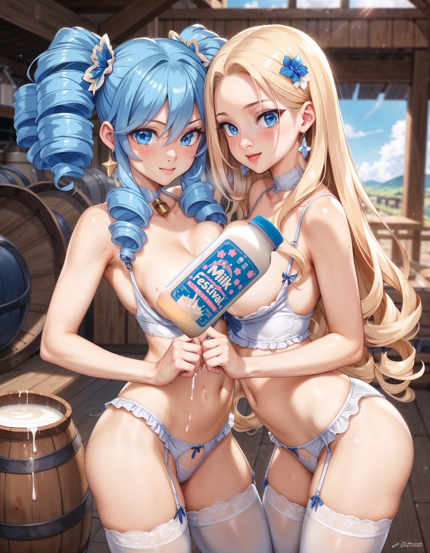 hentai manga girls, milk festival, 300 images.