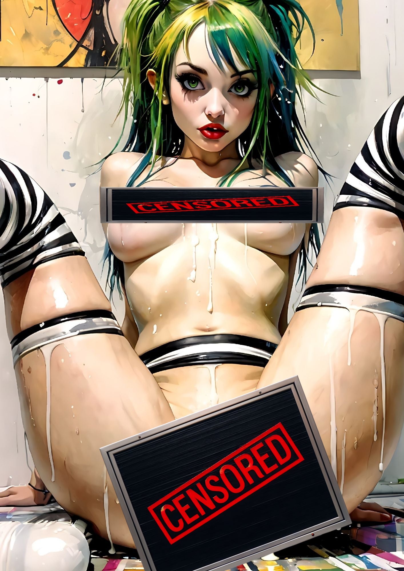 Hentai manga girls, art girl, 100 images.