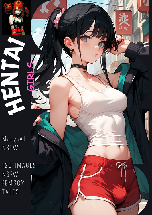 Hentai manga girls, femboy tales, 120 images.