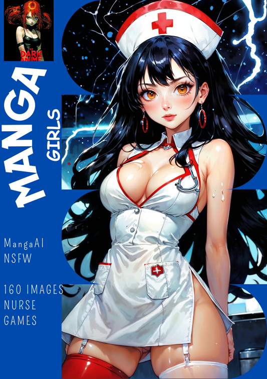 Hentai manga girls, nurse games, 160 images.