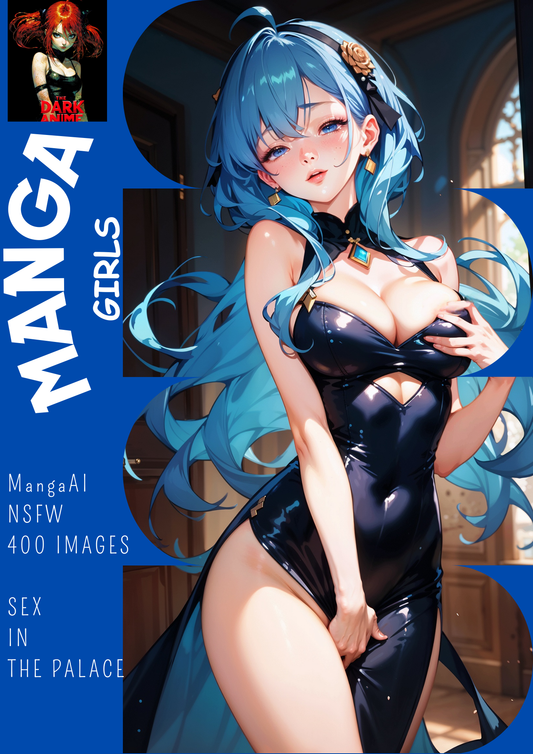 Hentai manga girls, sex in the palace, 400 images.