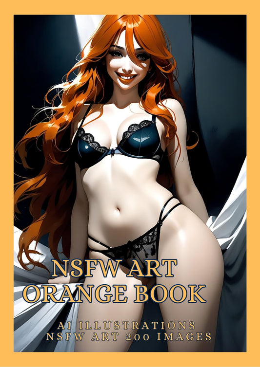 Hentai manga girls, NSFW art Orange book, 200 images.