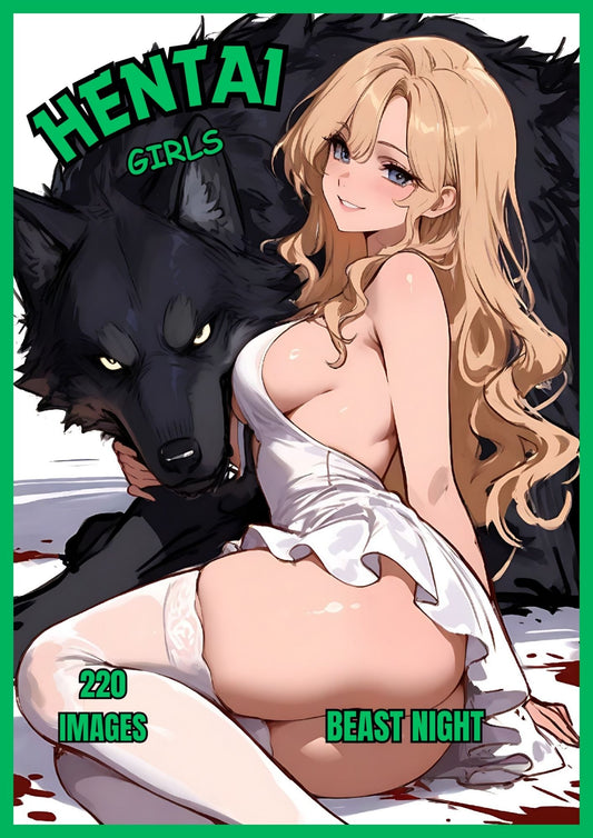 Hentai manga girls, beast night, 220 images.