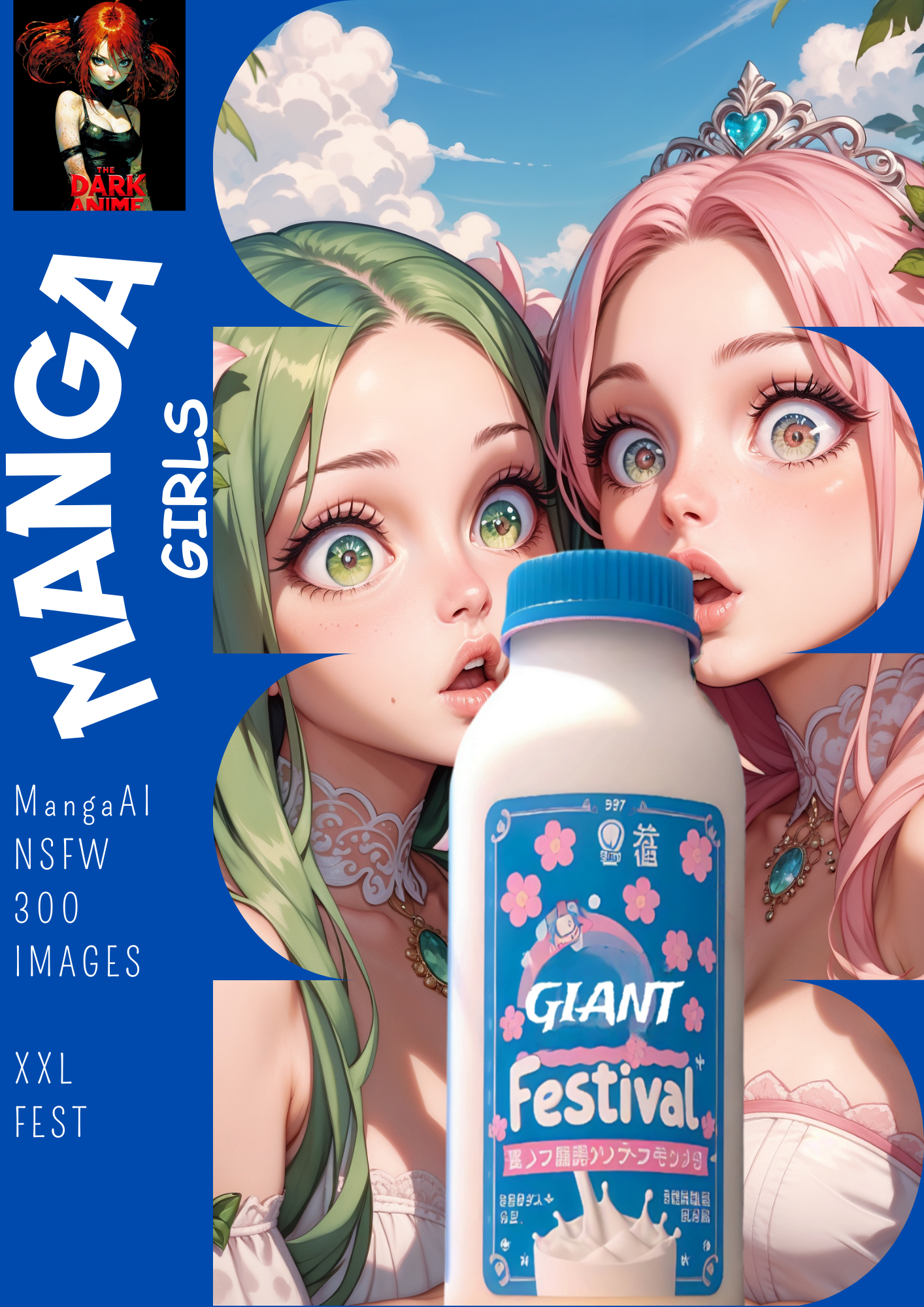 Hentai manga girls, XXL fest, 300 images.